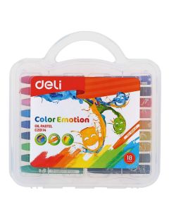 Deli, Oil pastel, 18 pieces