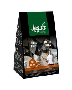 Smoker and flavoring, BBQ, Oak tree chunks, 2.5 kg, 1 pack