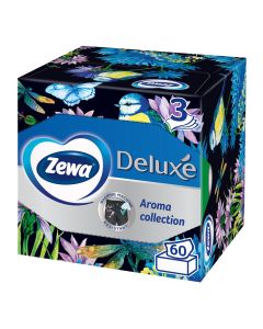 Facoleta with box, Zewa Deluxe, 3 sheets, 60 pieces
