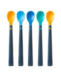 Baby food spoon, Tommee Tippee, mixed, +4 months, 5 pieces