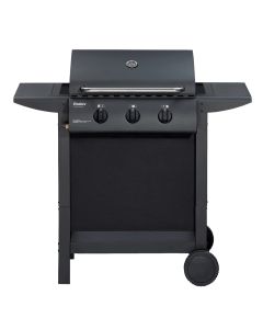 Gas barbecue, Enders, San Diego, 102x52x97 cm, black, stainless steel, 3 burners, 1 piece