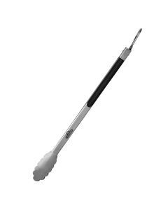 Barbecue tongs, Napoleon, stainless steel, gray and black, 40 cm, 1 piece