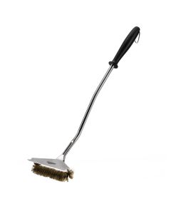 Barbecue cleaning brush, Napoleon, stainless steel, 45 cm, black, 1 piece