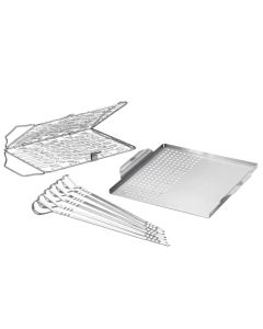 Barbecue grill accessories set, Napoleon, stainless steel, 3