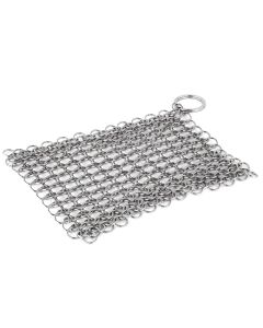 Chain mail cleaner for cast & wronght iron, 12x12cm