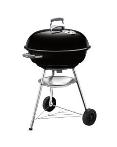 Charcoal barbecue, Weber, Kettle, Ø 57 cm, 98x57.9x63 cm, metal, black, 1 piece