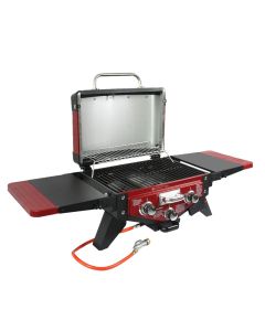 Gas barbecue-smoker, El Fuego, Madison, red, 2+1 burners, 63.5x49x38 cm, 1 piece