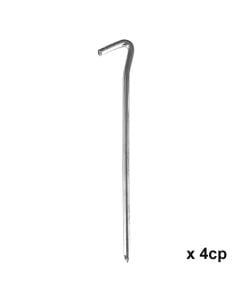 Metal fixings for camping tent, Escape, 23 cm, 4 pieces