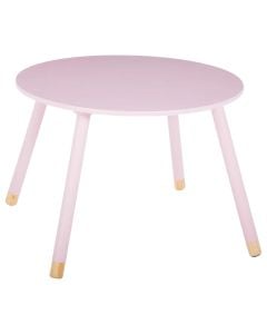 Table for children, MDF and wood, 60x60x43 cm, pink, 1 piece