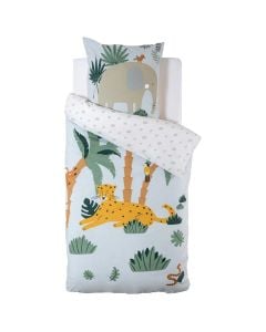 Bedlinen set for children, Jungle, cotton, 200x140 cm, mixed, 1 piece