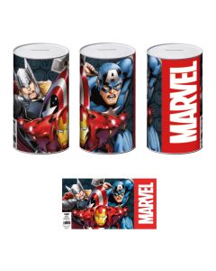 Children's piggy bank, Disney, Avengers, metal, 10x10x17.5 cm, 1 piece