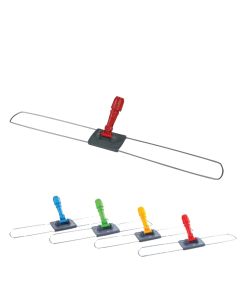 Mop holder frame, metal+polypropylene, mixed, 80x10 cm, 1 piece
