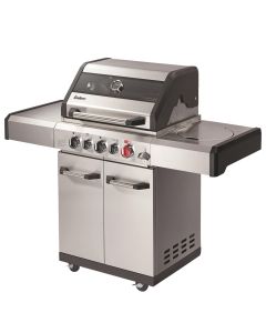 Gas barbecue, Enders, Kansas II pro 3 sik, Turbo, gray, 142x64x118 cm, 1 piece