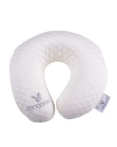 Travel neck pillow for mothers and babys, Cangaroo, cotton and polyester, white, 19x6x21 cm, 1 piece