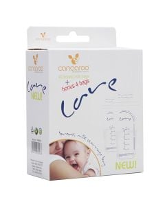 Breast milk holder for babies, Cangaroo, 44x250 ml, 1 pack