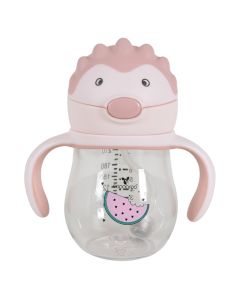 Baby juice bottle, Kangaroo, pink, 6 months +, 250 ml, 1 piece