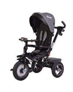 Byox Jockey Children's Tricycle with Music, Gray and Black, 12 Months+, 1pc