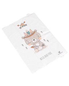 Baby changing mat, Cangaroo, foldable, polyester+pvc, 60x40 cm, mixed, 1 piece