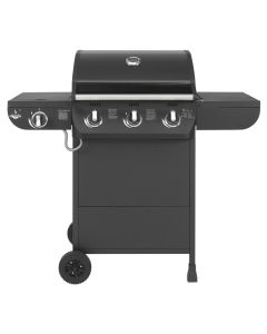 Gas barbecue, El Fuego, San Colombus, 3+1, stainless steel, silver, 1 piece