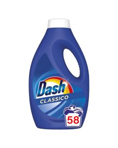 Liquid detergent for clothes, Dash, Classico, 2800 ml, 58 washes, 1 piece