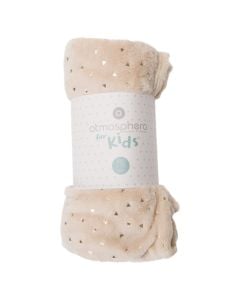 Blanket for children, polyester, beige, 75x100 cm, 1 piece