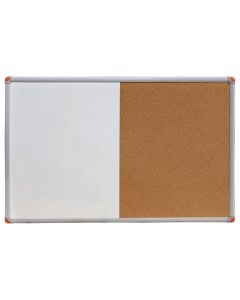 Table with two functions, white + cork, 60x90 cm, 1 piece