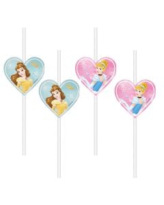 Juice bars, Princess, cardboard, 22 cm, 4 pieces, 1 pack