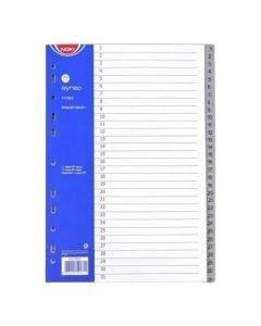 Document divider, Noki, 1-31, white, 1 pack