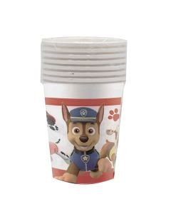 Glass, Paw Patrol, cardboard, 200 ml, 8 pieces, 1 pack