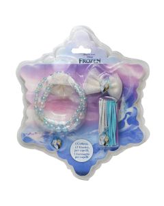 Hair Accessories + Pendant Set, Frozen II, Blue, 3 Pieces, 1 Pack