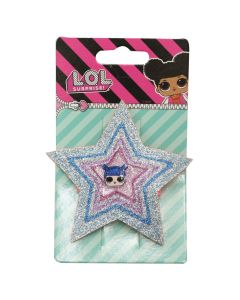 Children's hair clip, LOL Surprise, shiny star, 1 piece