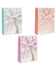 Gift bag, cardboard, mixed, 30x41x12 cm, 1 piece