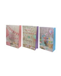 Packaging bag, cardboard, 30x41x12 cm, mixed, 1 piece