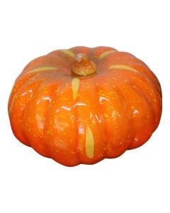 Artificial vegetables, pumpkin, 9 cm, orange, 1 piece