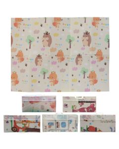 Folding puzzle mat for children, 150x180 cm, mixed, 1 piece