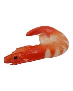 Artificial food, shrimp, 7x4 cm, 1 piece
