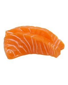 Artificial food, fish fillet, 8x3.5 cm, 1 piece