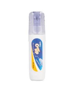 Liquid correction pen, Deli, plastic, 10 ml, blue and white, 1 piece