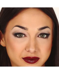False eyelashes for Halloween, black, 1 piece