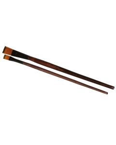 Make-up brush set, halloween, black, 2 pieces