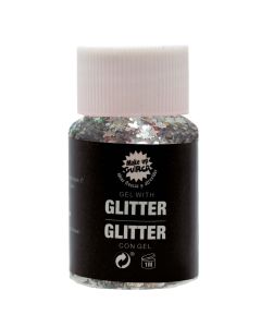 Make-up gel, with xixa, for Halloween, silver, 20 ml, 1 piece