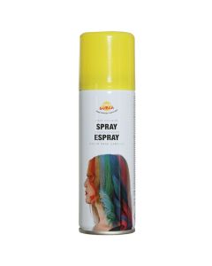 Coloring spray for hair, for Halloween, fluorescent, yellow, 125 ml, 1 piece