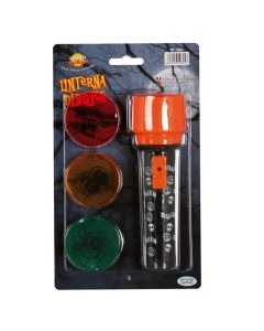 Halloween lantern, plastic, mixed, 18 cm, 1 piece