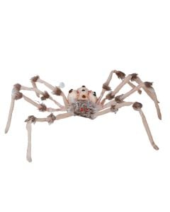 Halloween decoration, spider, with lights, 80 cm, 1 piece