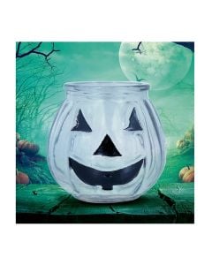 Candy jar, halloween, glass, pumpkin, transparent, 1 piece