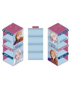 Children's organizer shelf, Frozen, polyester, mixed, 4 layers, 29x28x71 cm, with hanging, 1 piece