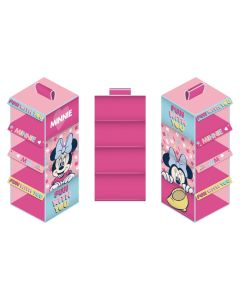 Children's organizer shelf, Minnie Mouse, polyester, mixed, 4 layers, 29x28x71 cm, with hanging, 1 piece