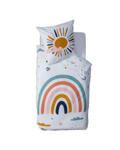 Set for children, Rainbow, cotton, 140x200 cm, mixed, 1 piece