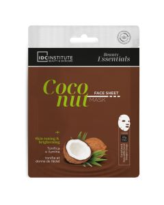 Face mask, IDC, Coconut, toning and brightening, 22 gr, 1 piece