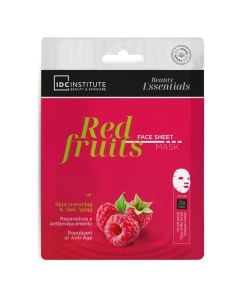 Face mask, IDC, Red fruits, repairing and anti-aging, 22 gr, 1 piece